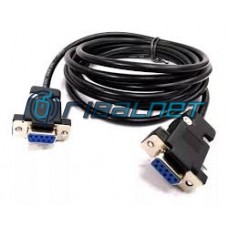 CABO RS232 COM SERIAL CABLE DB9F DB9F 1.8M BEJE RS232 CABLE COM
